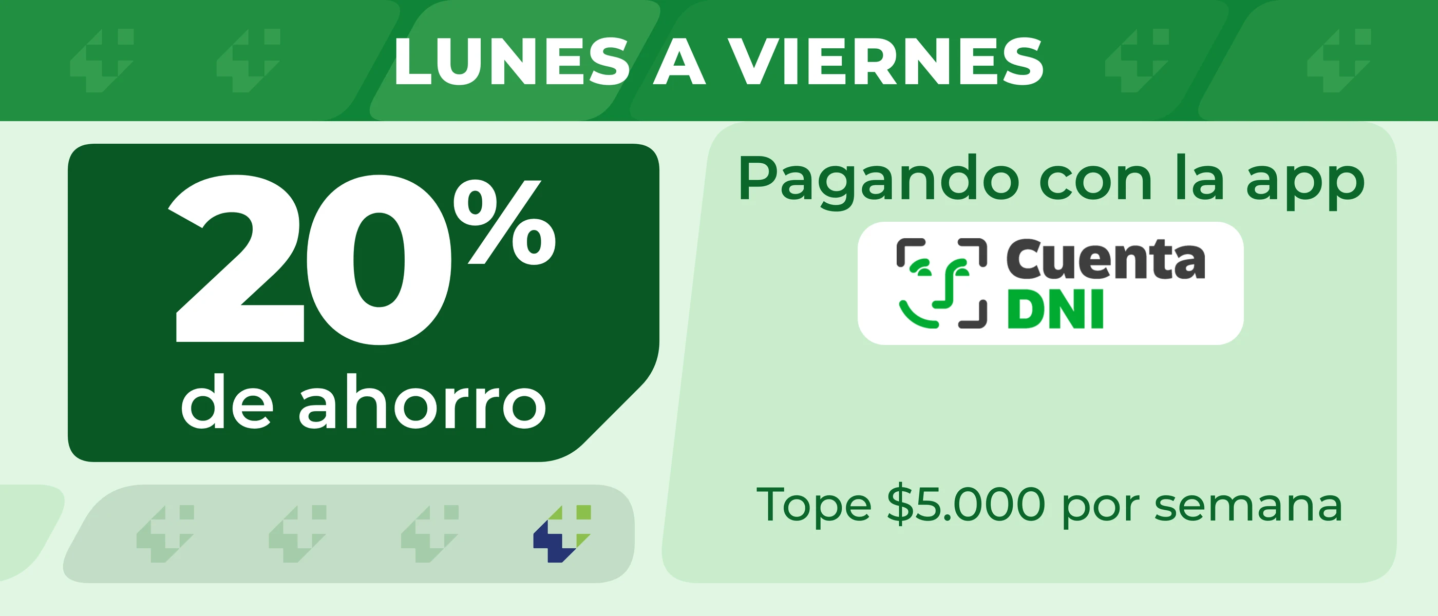 3 cuotas sin interés con Mercado Pago y MODO — compra mínima $60.000